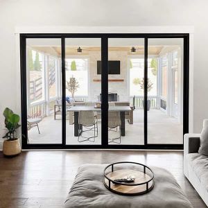 TG116 Aluminum Medium Narrow Two-Track Sliding Door