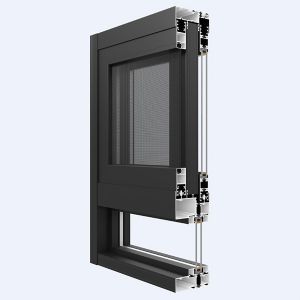 TG115 Aluminum Triple-track Sliding Window