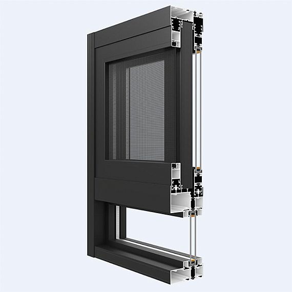 TG115 Aluminum Triple-track Sliding Window