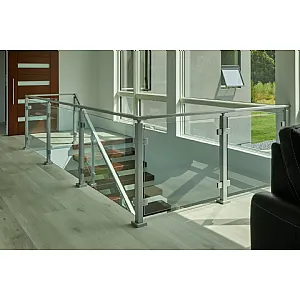 indoor stair railing, stainless steel railing