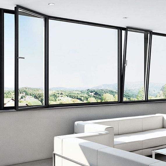 TG75 Aluminum Tilt and Turn Window