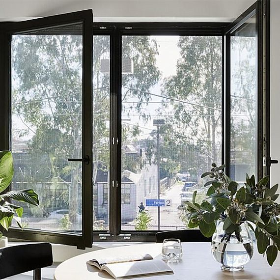 TGF85 Aluminum Flush Tilt and Turn Window